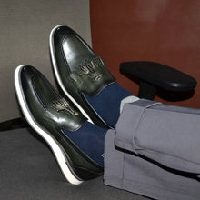 Load image into Gallery viewer, Slip-on leather Men&#39;s footwear
