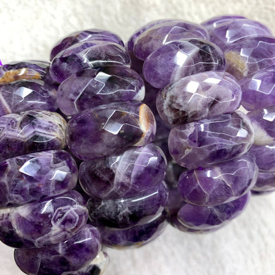 Natural Amethyst Gemstone Bracelet Natural Energy Stone Bangle Gemstone Jewelry for Woman Birthstone for Aquarius for Gift