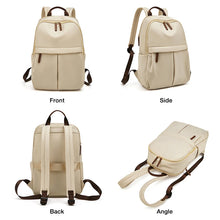 Charger l&#39;image dans la galerie, Simple  Backpack Large Capacity Light  PU Leather  Casual Rucksack