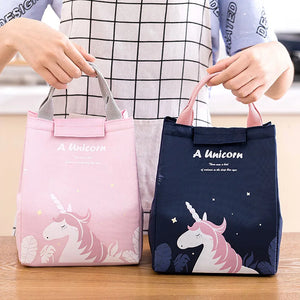 Cartoon Cooler Lunch Bag For Picnic Kids Thermal Breakfast Organizer