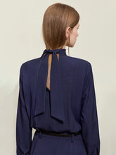 Charger l&#39;image dans la galerie, Chiffon Long Dress V-neck Embroidery Straps Slim Lady