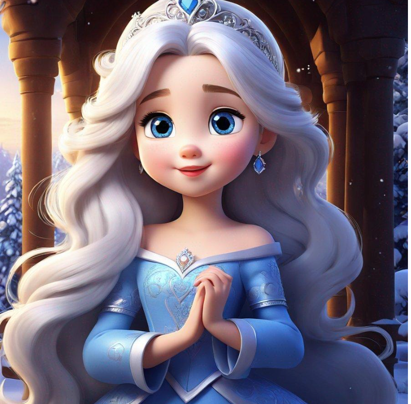 Frozen Queen kids Story 2024 E-Book