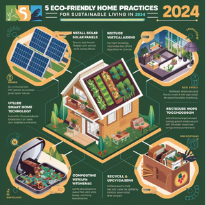 5 Eco-Friendly Home Practices for Sustainable Living in 2024 E- Book