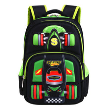 Load image into Gallery viewer, Three Dimensional Car Boys Primary School Trolley  Back to School kids bag