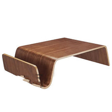 Laden Sie das Bild in den Galerie-Viewer, Simple Designer Creative Curved Wood Tatami Coffee Table