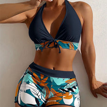 Laden Sie das Bild in den Galerie-Viewer, Swimming River Swimwear New Bikini Swimsuit Split Printed Boxers Sexy