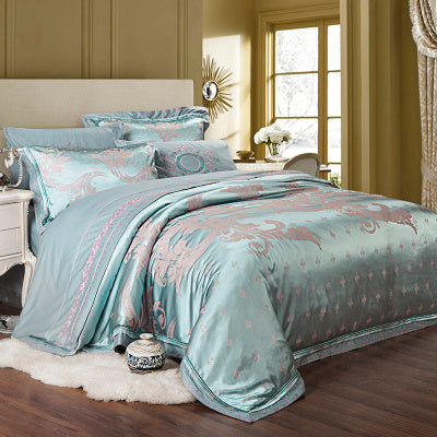 Four-piece Bed Full Cotton  Linen And Duvet Cover