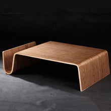 Load image into Gallery viewer, Simple Designer Creative Curved Wood Tatami Coffee Table