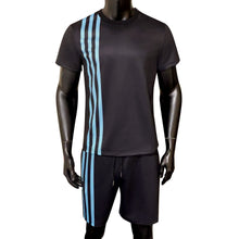 Load image into Gallery viewer, Striped Tracksuit Summer Loose Short Sleeve