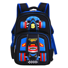 Load image into Gallery viewer, Three Dimensional Car Boys Primary School Trolley  Back to School kids bag