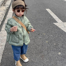 Laden Sie das Bild in den Galerie-Viewer, Children&#39;s Thickened Warm Child Winter Cotton Dress Coat