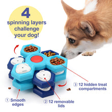 Charger l&#39;image dans la galerie, 4 Layers Slow Feeder Puzzle Dog Bowls Assemble Slow Eating Bowl For Dogs Non-slip Interactive Dog Puzzle Game Slow Bowl Pet Products