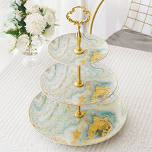 Load image into Gallery viewer, Creative Cake Stand Snacks Dried Fruit Skewers Ceramic Fruit Plate Dessert Table