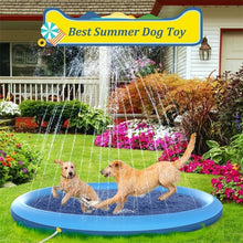 Cargar imagen en el visor de la galería, Non-Slip Splash Pad For Kids And Pet Dog Pool Summer Outdoor Water Toys Fun Backyard Fountain Play Mat