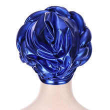 Load image into Gallery viewer, Bright Silk Coarse Twist Turban Hat