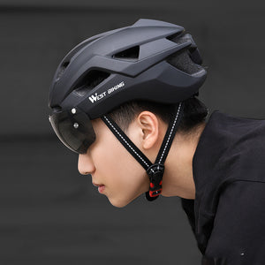 Cycling Helmet Integrated With Goggles Helmet Mountain Road bicycle Helmet Equipment