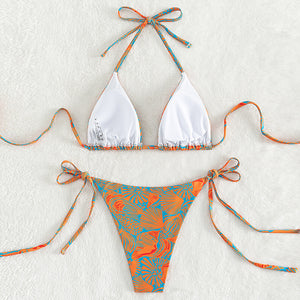 Swimming Beach Hot Spring Fashion Split Two Pieces swimwear