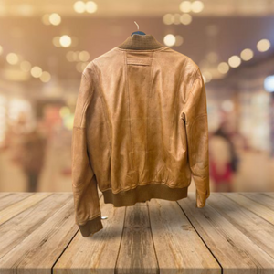 Second Hand Leather Brown Jacket