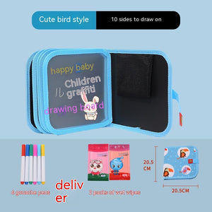 10-sided Children's Early Education Picture Book Double-sided Graffiti Drawing Board