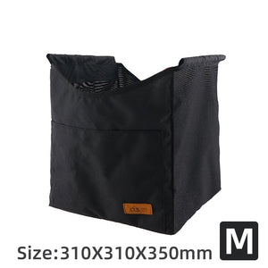 Outdoor Folding Table Storage Basket Round Picnic Table Hanging Bag Portable Invisible Pocket Waterproof Storage