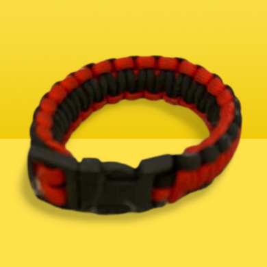 Bracelets  second hand red and black colour