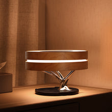 Cargar imagen en el visor de la galería, Round Intelligent Music Bluetooth Speaker Bed Lamp WiFi Circle Tree Of Led Light Wireless Charging For Living Room