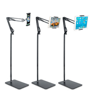 Lazy Mobile Phone Holder 360 Degree Rotating Folding Floor Stand