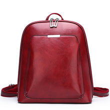 Load image into Gallery viewer, Backpack women fashion pu backpack