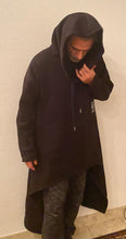 Load image into Gallery viewer, Fabioogo Black Long Wool Pullover