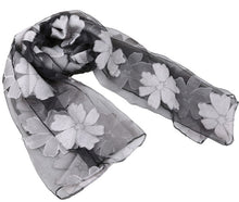Load image into Gallery viewer, New Spring Summer Scarf Leaf Cut Flowers Scarves  Cover Up For Women Shawls - FUCHEETAH