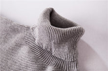 Charger l&#39;image dans la galerie, Autumn Winter Knitted Tracksuit Turtleneck Sweatshirts Casual Suit Women Clothing 2 Piece Set Knit Pant Sporting Suit - FUCHEETAH