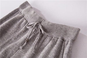Autumn Winter Knitted Tracksuit Turtleneck Sweatshirts Casual Suit Women Clothing 2 Piece Set Knit Pant Sporting Suit - FUCHEETAH