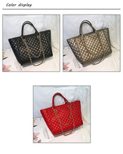 Cargar imagen en el visor de la galería, Luxury Handbags ,Large Shoulder Bag Women Leather Pu - FUCHEETAH