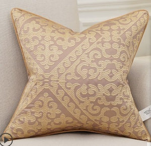 Complex Embroidery Home Decor Cushion Cover Silk Pillow Cover Decorative - FUCHEETAH