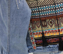 Load image into Gallery viewer, Female Jacket Vintage Embroidery tassel loose long sleeve - FUCHEETAH