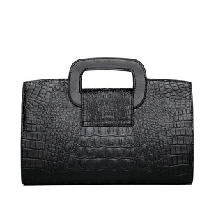 High Quality Crocodile Pattern Handbag Wild Casual Messenger Women's Bag - FUCHEETAH