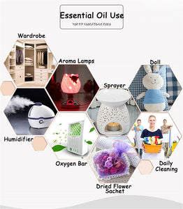 Essential Massage Aroma Oils Rose Lavender Essential Oils Diffusers Massage Fragrances Lemon Ocean Oil - FUCHEETAH