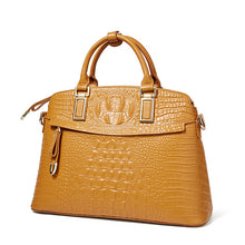 Cargar imagen en el visor de la galería, Crocodile Leather Women Small Handbags Luxury Designer 100% Genuine Leather - FUCHEETAH