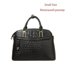 Load image into Gallery viewer, Crocodile Leather Women Small Handbags Luxury Designer 100% Genuine Leather - FUCHEETAH