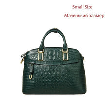 Cargar imagen en el visor de la galería, Crocodile Leather Women Small Handbags Luxury Designer 100% Genuine Leather - FUCHEETAH