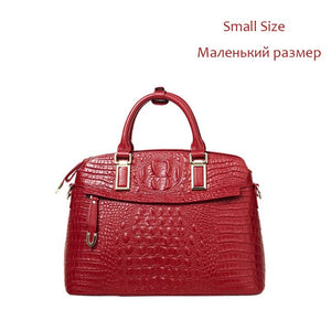 Crocodile Leather Women Small Handbags Luxury Designer 100% Genuine Leather - FUCHEETAH