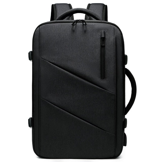 Men's Backpack Multi-layer 15.6 inch Laptop Bag USB Charging Port - FUCHEETAH