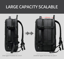 Load image into Gallery viewer, Men&#39;s Backpack Multi-layer 15.6 inch Laptop Bag USB Charging Port - FUCHEETAH