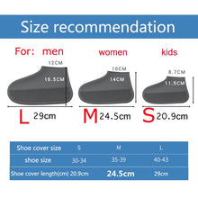 Load image into Gallery viewer, women men shoes Waterproof Shoe Cover Silicone Material Unisex Shoes Protectors Rain Boots for Indoor Outdoor Rainy Days - FUCHEETAH