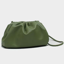 Cargar imagen en el visor de la galería, Cloud bag Soft Leather women&#39;s  Slant Dumpling Clutche - FUCHEETAH
