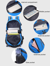 Charger l&#39;image dans la galerie, New Unisex Nylon Travel Backpack Large Capacity Camping 15-inch Laptop Backpack Outdoor Hiking Bag - FUCHEETAH