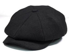Laden Sie das Bild in den Galerie-Viewer, Peaky Blinder Cap Female Tweed Beret Cap Peaky Blinders Baker Flat Hat - FUCHEETAH
