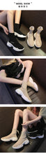 Laden Sie das Bild in den Galerie-Viewer, Ins socks shoes women&#39;s fly woven mesh face breathable muffin Loafers - FUCHEETAH