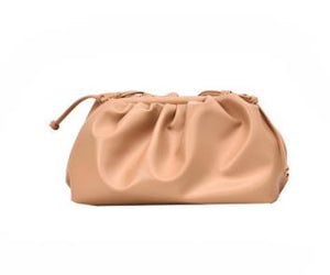 Cloud bag Soft Leather women's  Slant Dumpling Clutche - FUCHEETAH