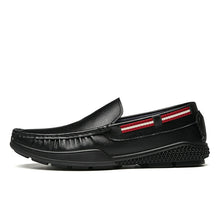 Charger l&#39;image dans la galerie, Summer Casual Boat Shoes Men Soft Leather Driving Footwear - FUCHEETAH